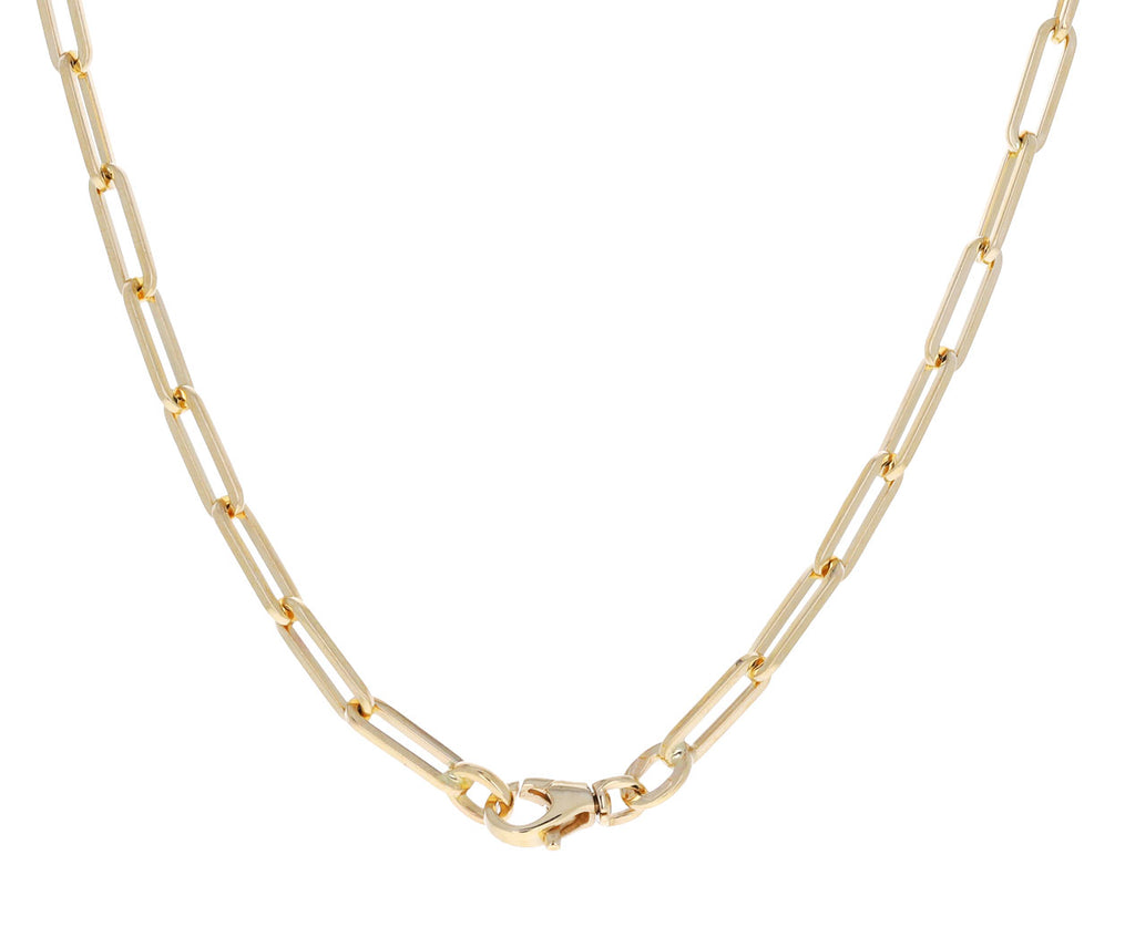 16" Gold Paperclip Chain Necklace