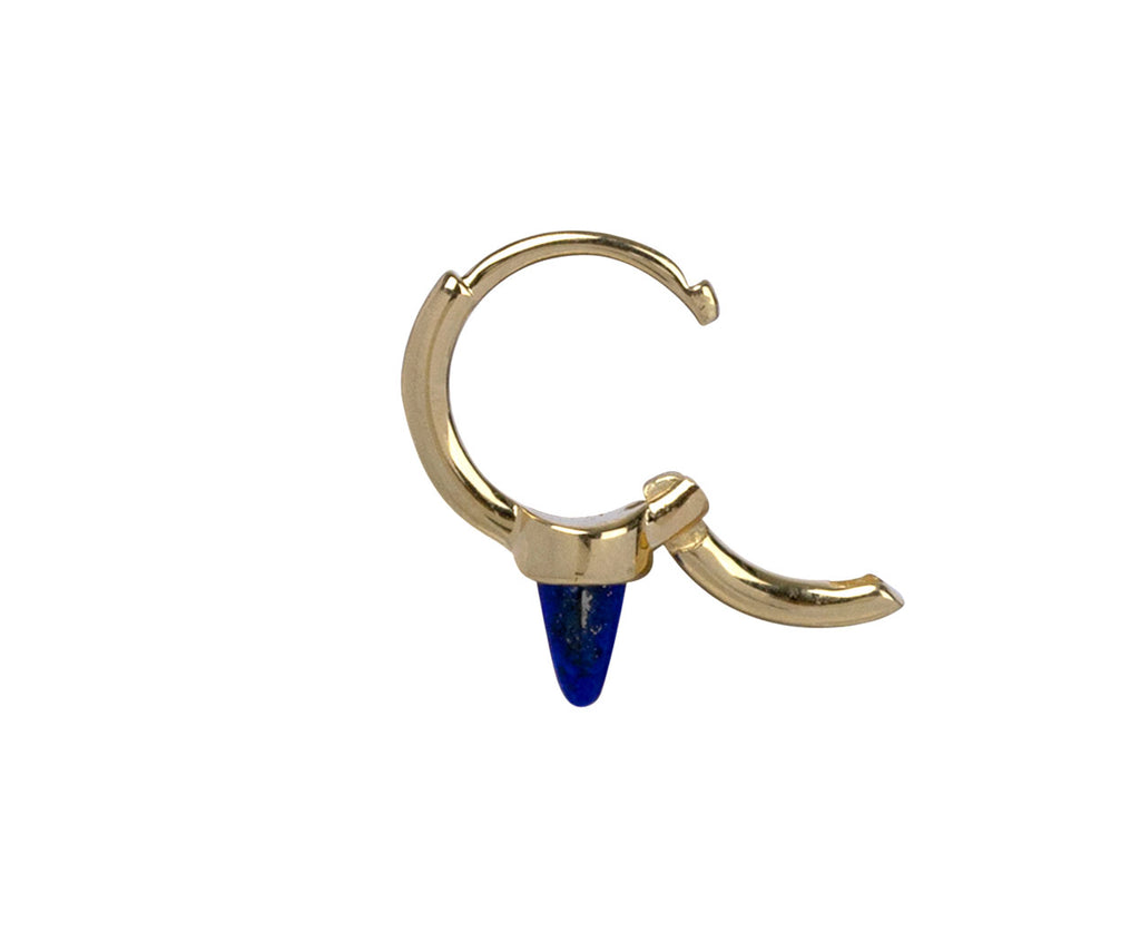 1/4 Lapis Spike SINGLE Non Rotating Hoop