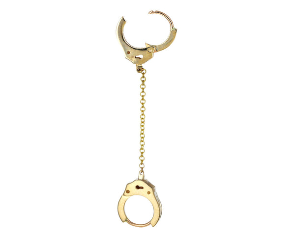 【関税込み】Handcuff Earring - Rainbow K - 9K Gold - Yellow Archives des Handcuff - Rainbow K