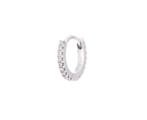 1/4 White Gold Diamond Eternity SINGLE Hoop - TWISTonline