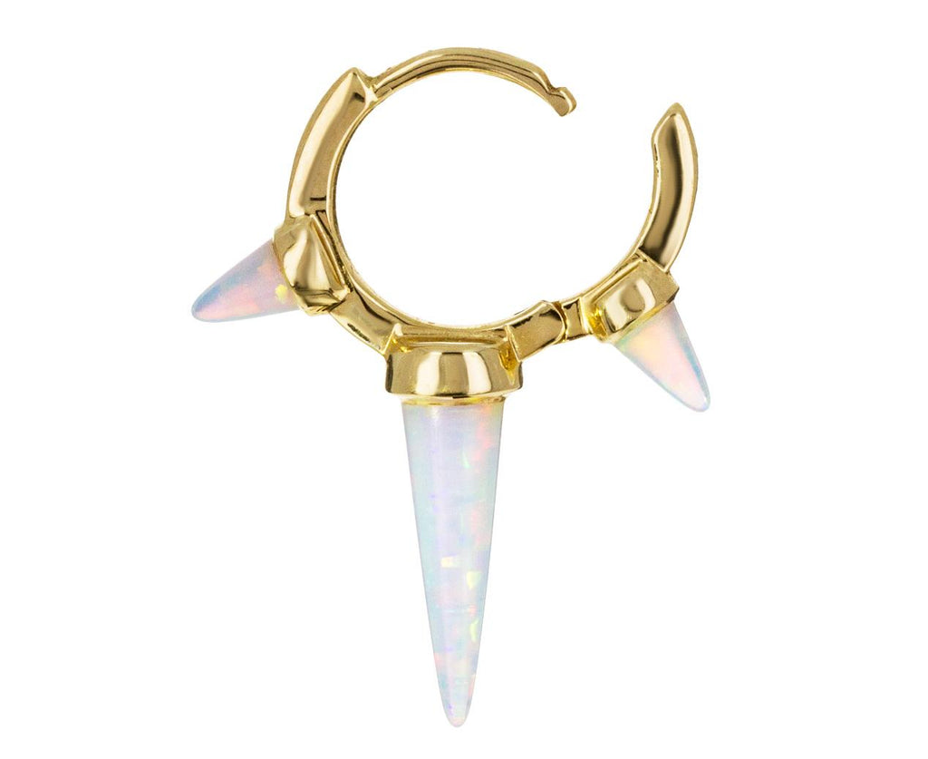 5/16 Triple Opal Spike SINGLE Hoop - TWISTonline