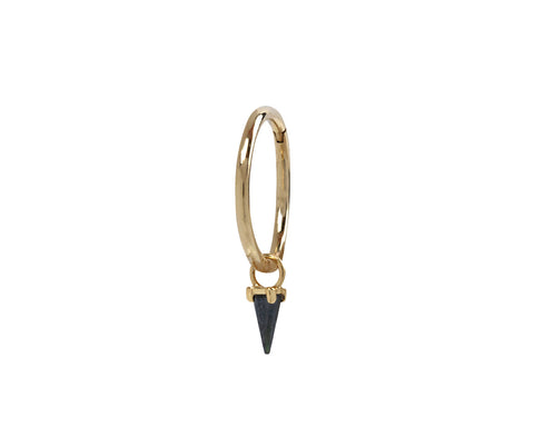 Maria Tash Black Moissanite Spike Charm Dangle ONLY On Hoop