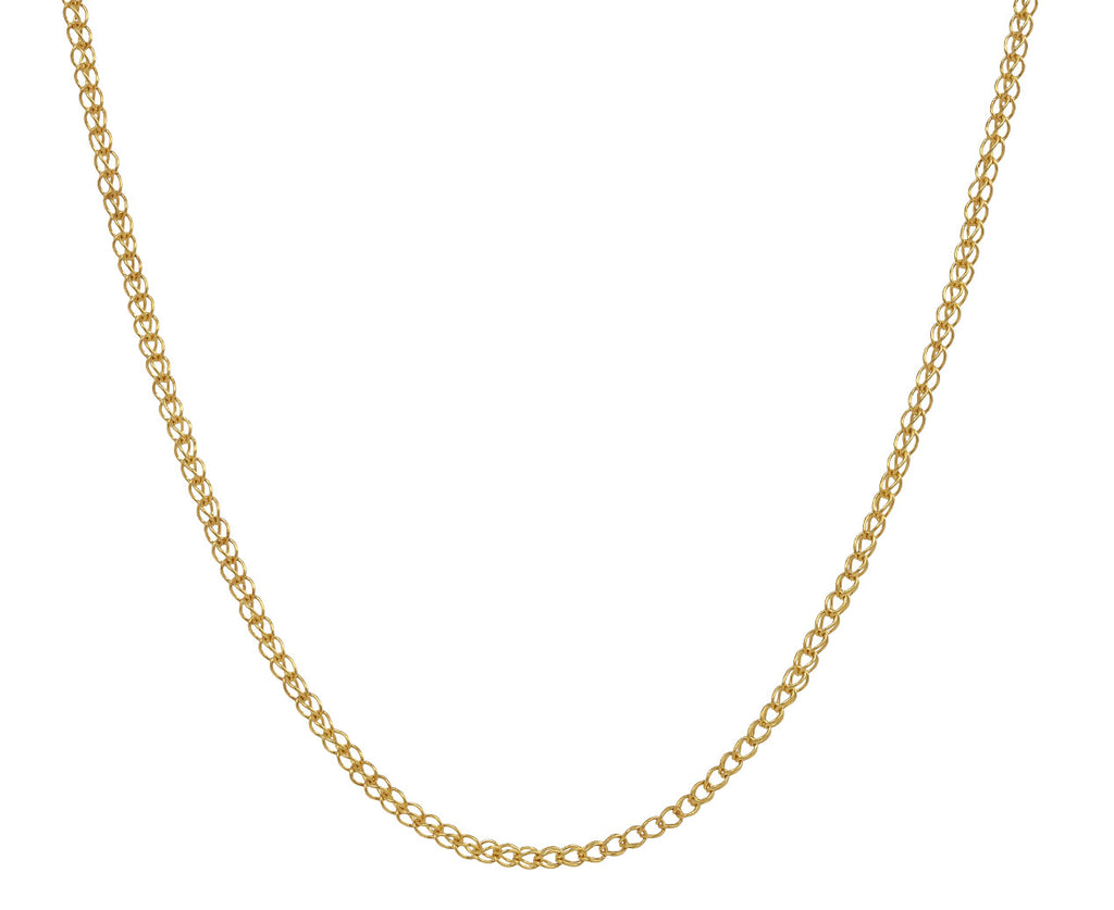 Marie-Hélène de Taillac 18" Gold Small Wheat Chain Necklace
