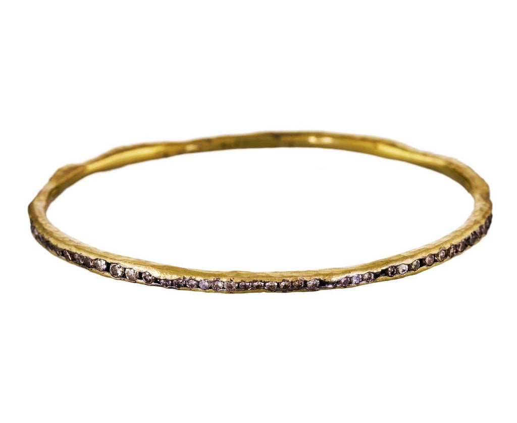 Gold and Mixed Diamond Bangle Bracelet - TWISTonline