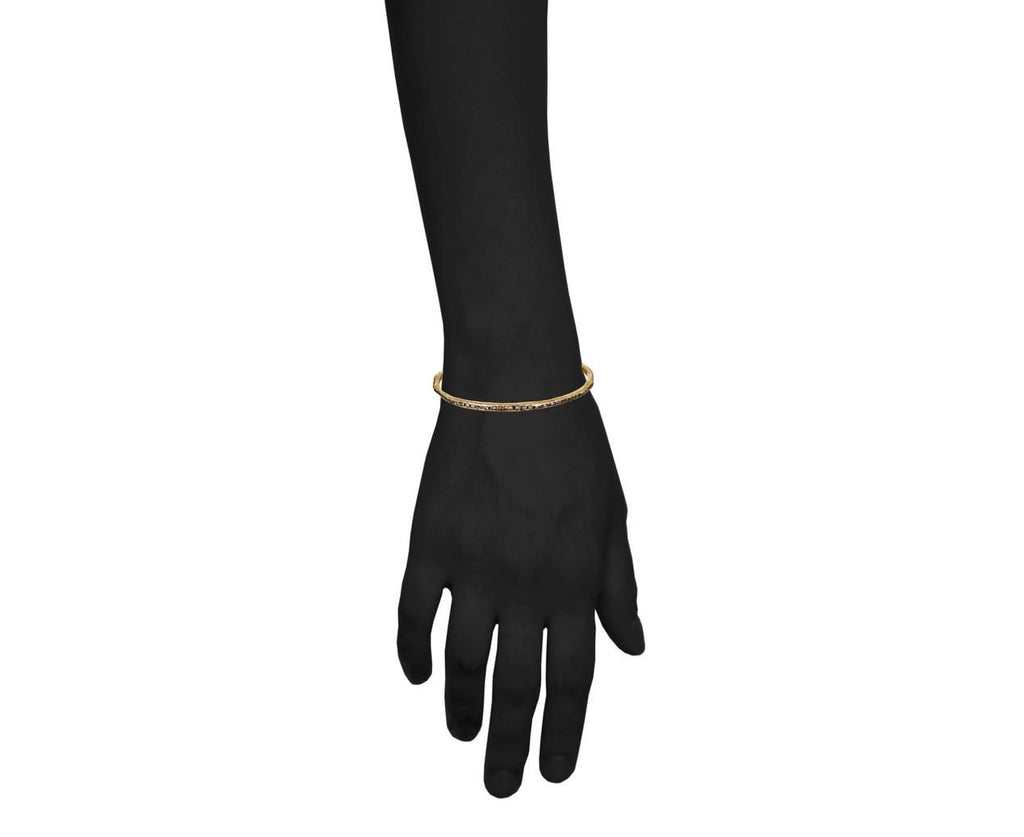 Gold and Mixed Diamond Bangle Bracelet - TWISTonline