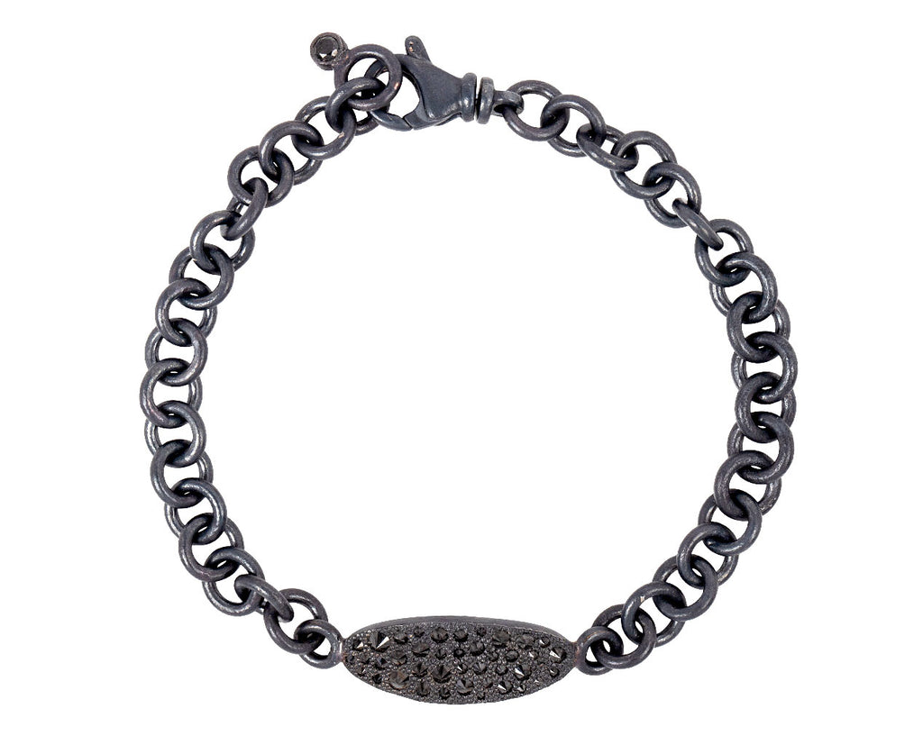 Todd Pownell Inverted Black Diamond ID Bracelet