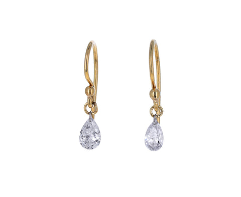 Pear Shaped Diamond Earrings - TWISTonline