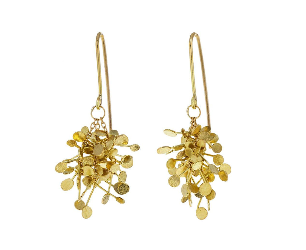 Yellow Gold Dot Cluster Earrings - TWISTonline