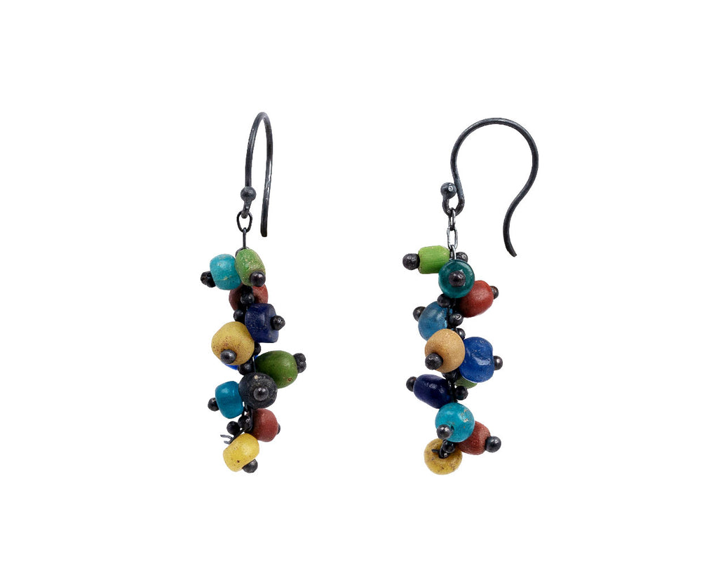 Tapered Ancient Bead Earrings