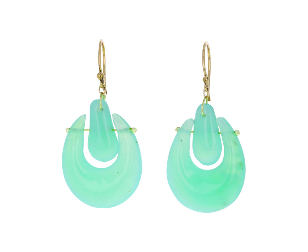 Chrysoprase O'Keeffe Earrings