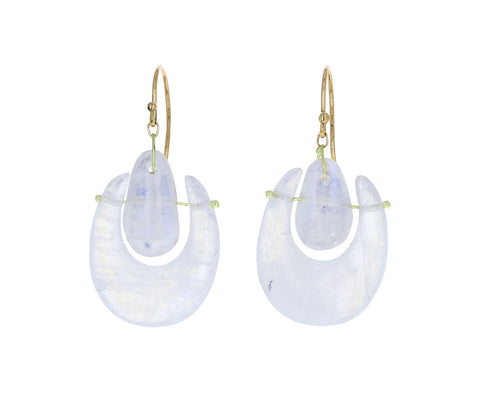 Moonstone O'Keeffe Earrings