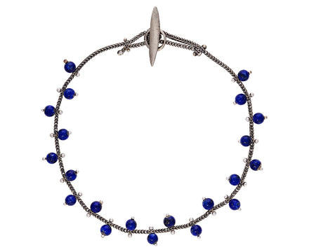 Lapis Bead Chain Bracelet - TWISTonline 