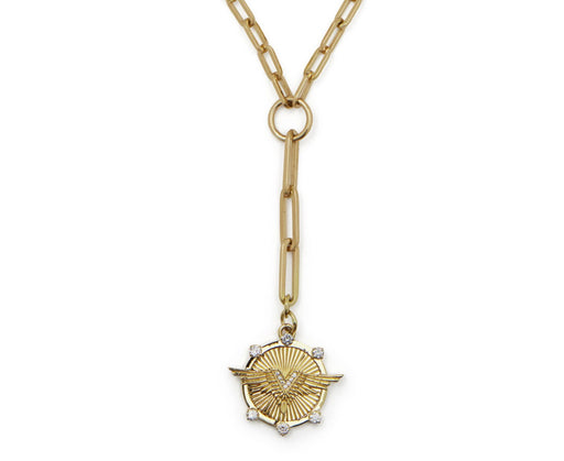 Refined Clip and Baby Vivacity Medallion Necklace