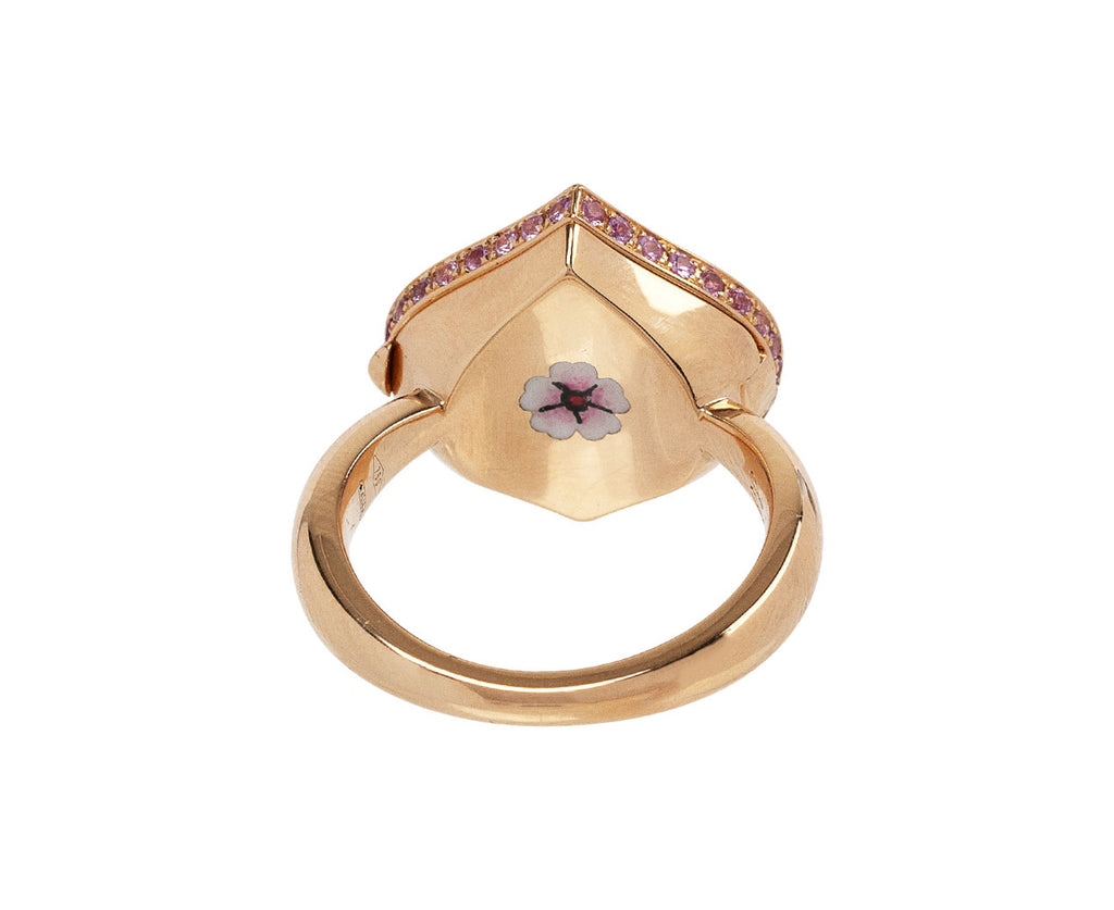 The Cherry Flower Locket Ring