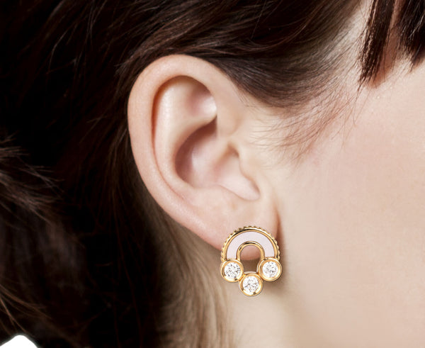 Magnetic pearl shop earrings