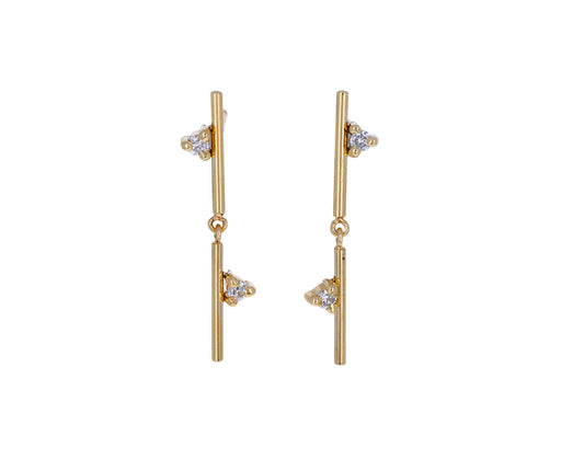 Diamond Andromeda Swing Earrings