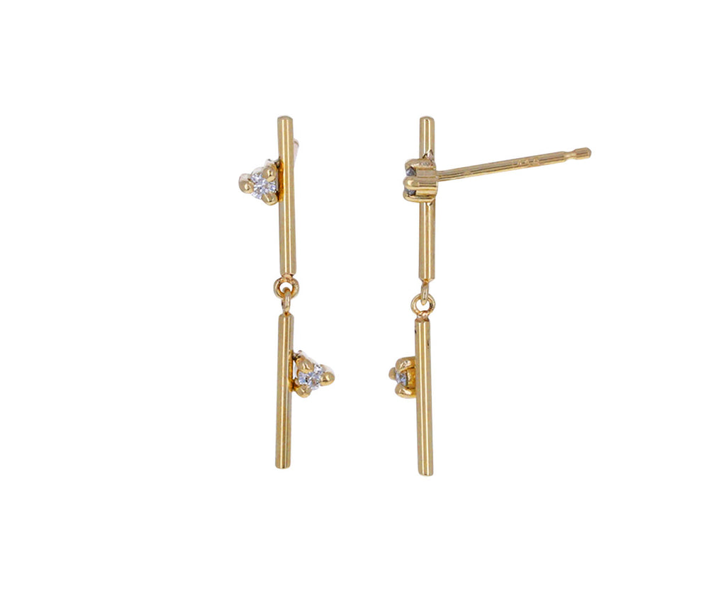 Diamond Andromeda Swing Earrings