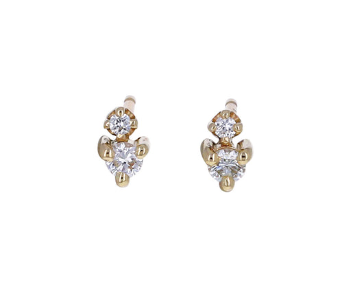 Diamond Spark Stud Earrings