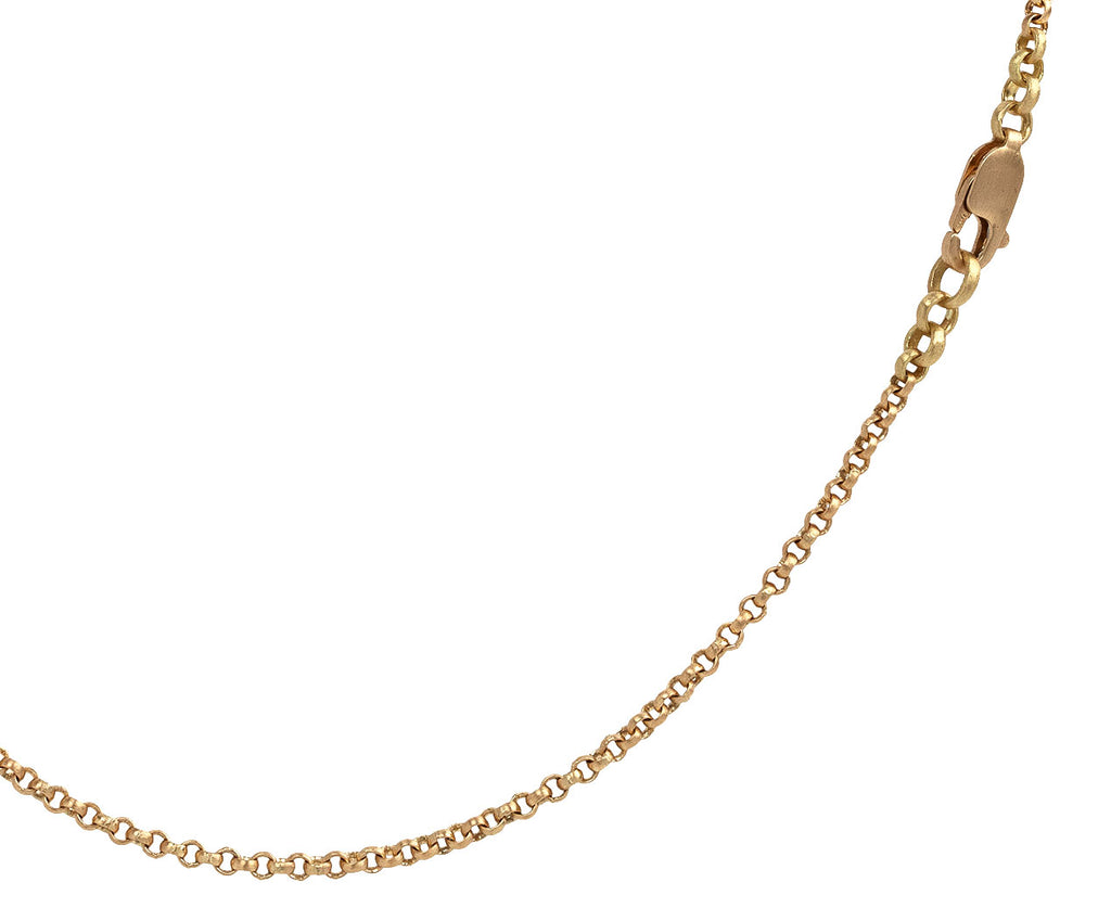 Polly Wales Rainbow Fontaine ID Bar Necklace Clasp