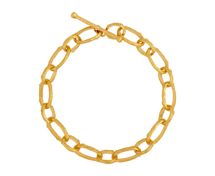 Cathy Waterman Oval Branch Link Bracelet
