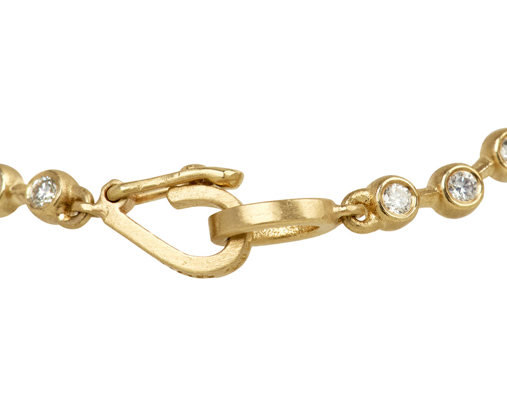 Large Waving Diamond Riviera Bracelet