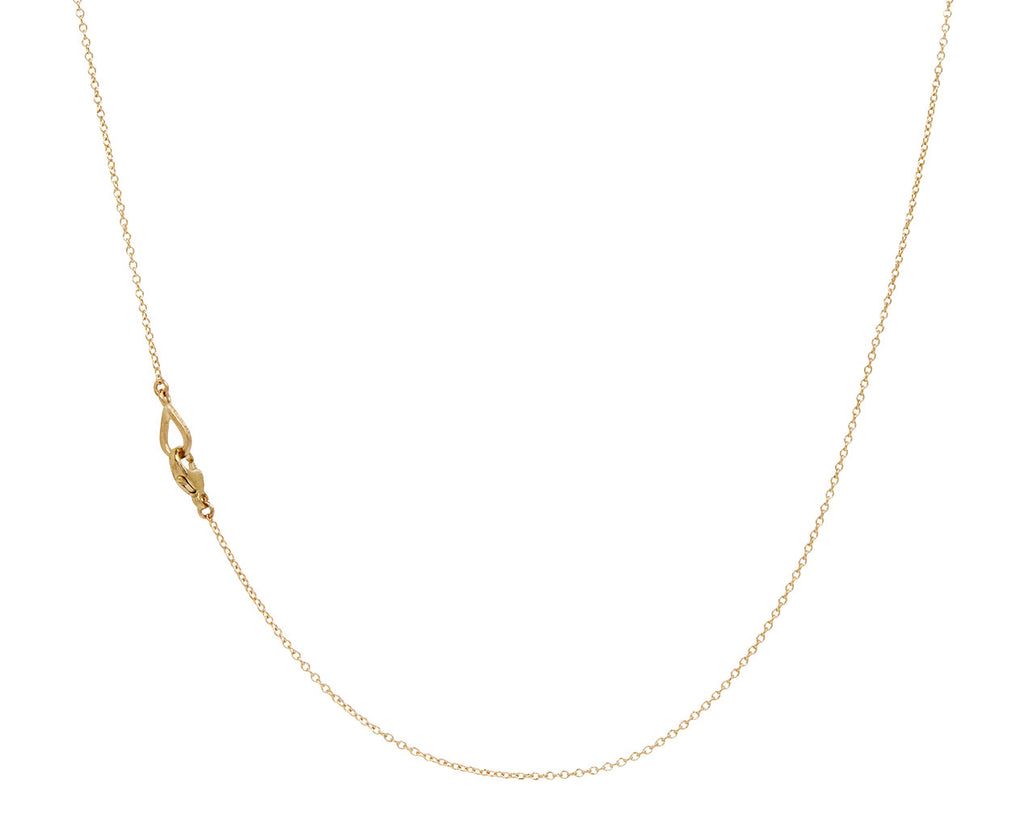Rose Cut Gray Diamond Pendant Necklace