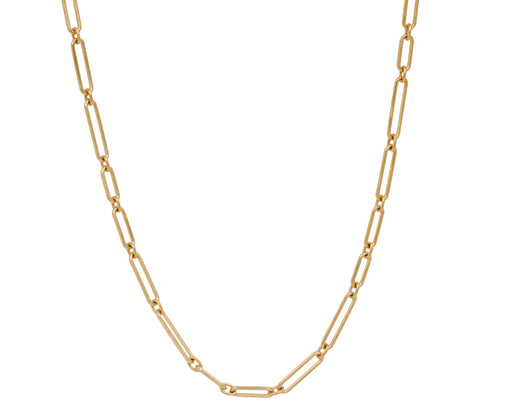 Mixed Trombone Link Chain Necklace