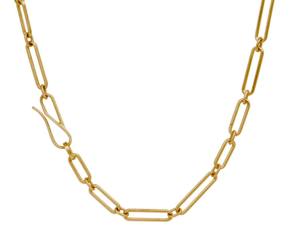 Mixed Trombone Link Chain Necklace