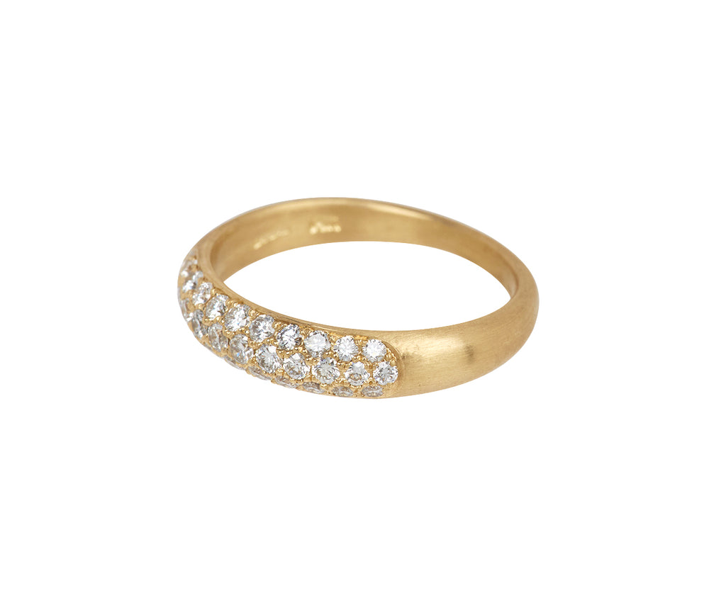 Tapered Diamond Section Ring