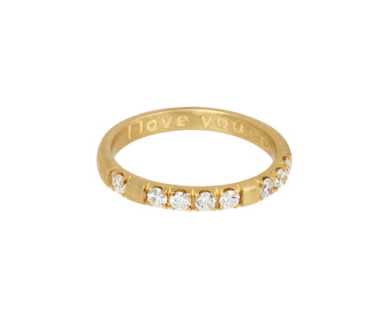 Extra Large I Love You Diamond Ring