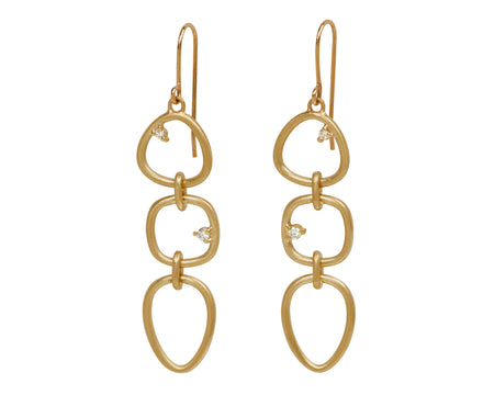 Three Element Large Calligraphy Element Earrings