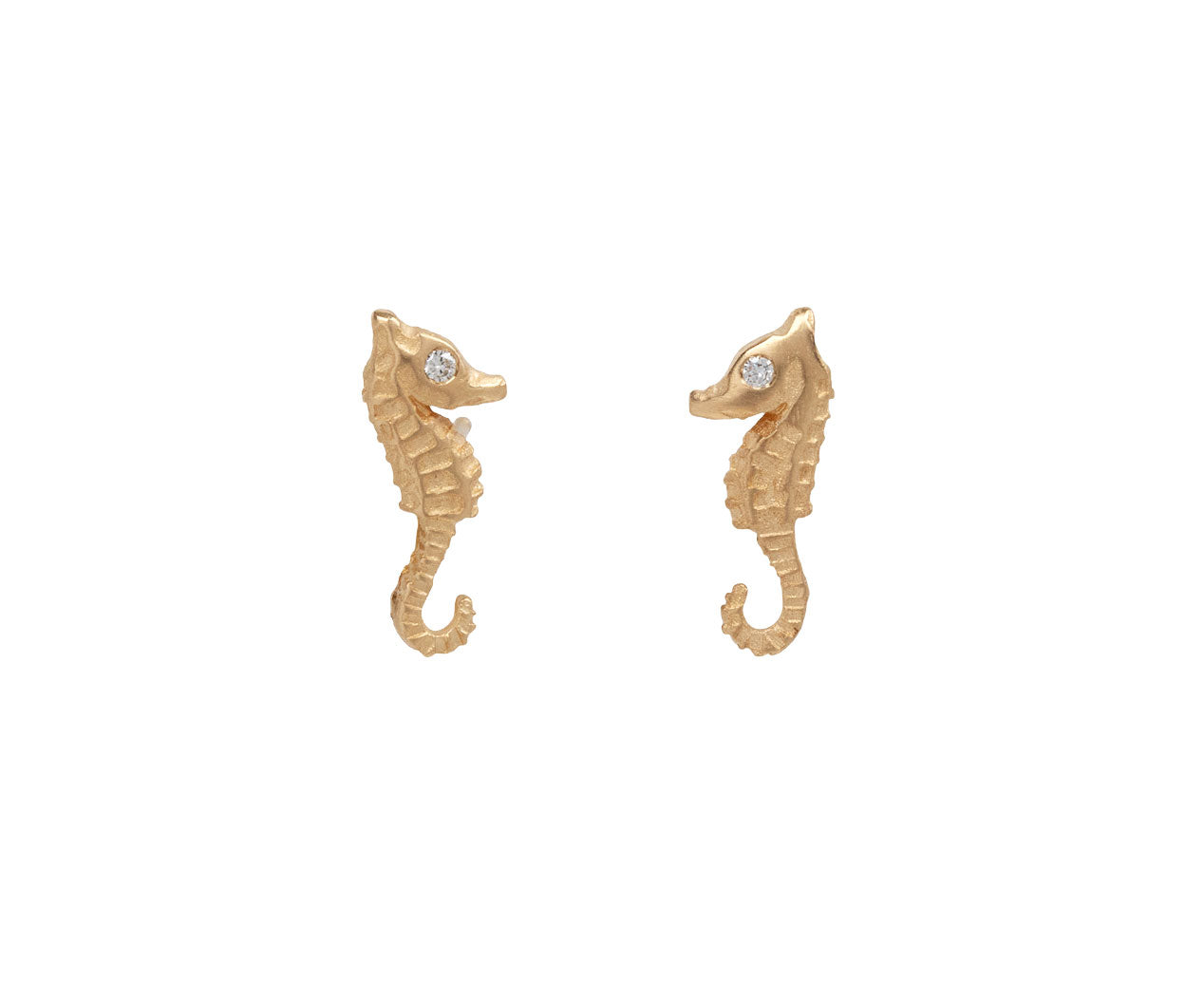 Seahorse stud earrings online