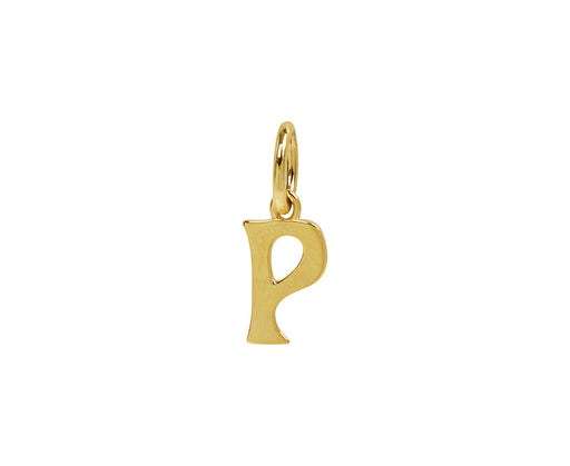 Marlo Laz Small 'P' Charm Pendant ONLY