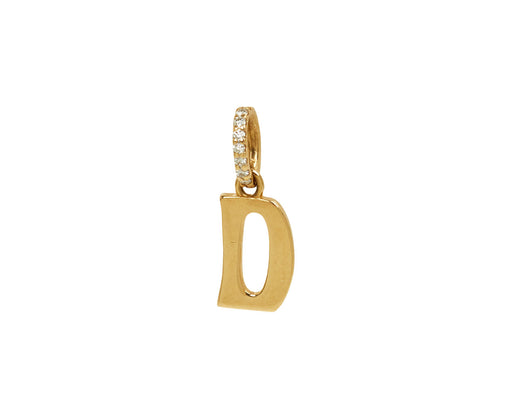 Marlo Laz Small 'D' Charm Pendant ONLY