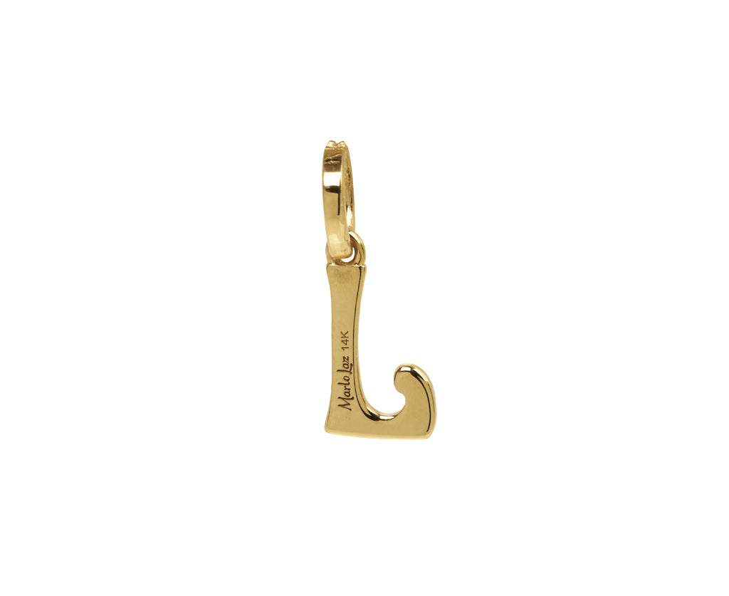 Small 'J' Charm Pendant with Diamond Bale ONLY