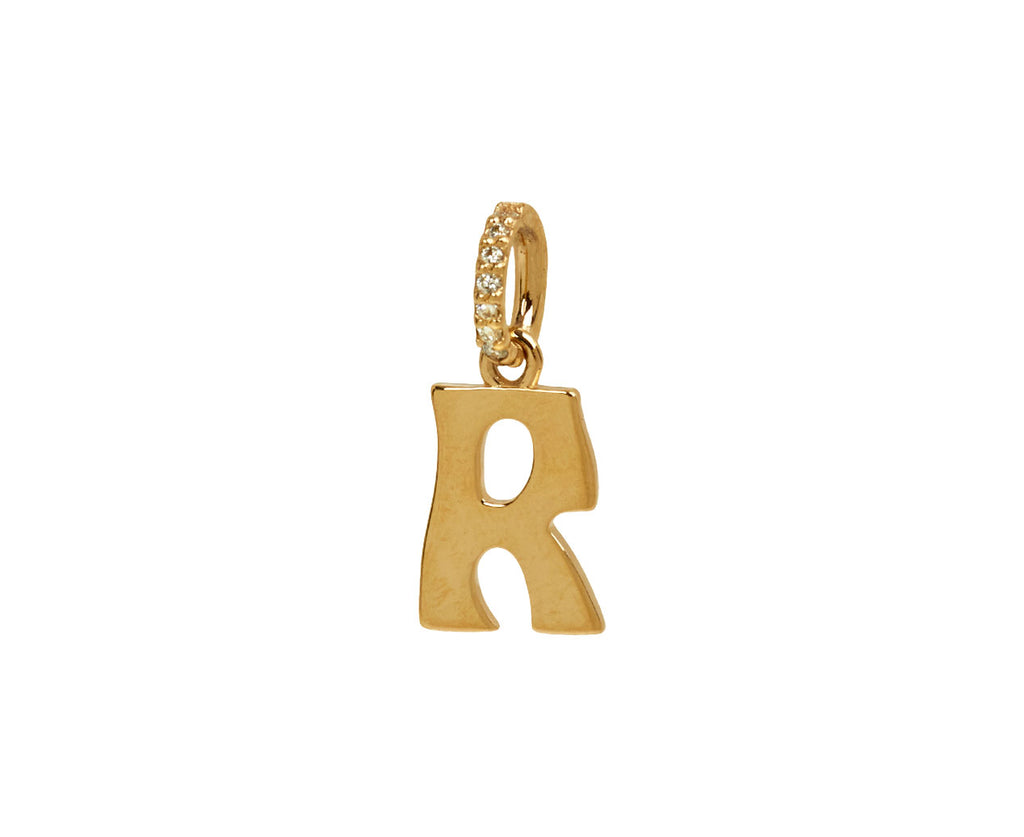 Marlo Laz Small 'R' Charm Pendant ONLY