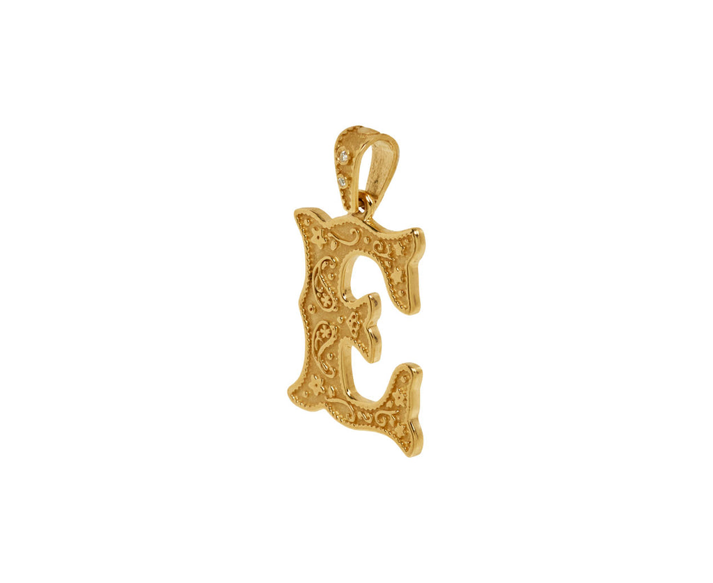 Marlo Laz Small Southwestern 'E 'Charm Pendant ONLY - side
