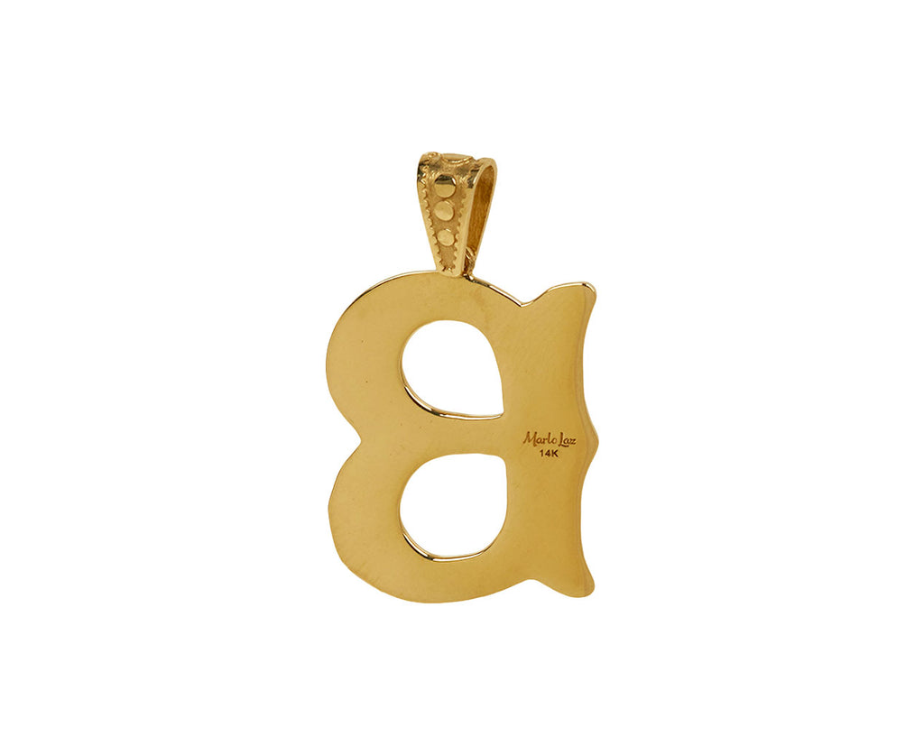 Marlo Laz Large Southwestern 'B 'Charm Pendant ONLY - back