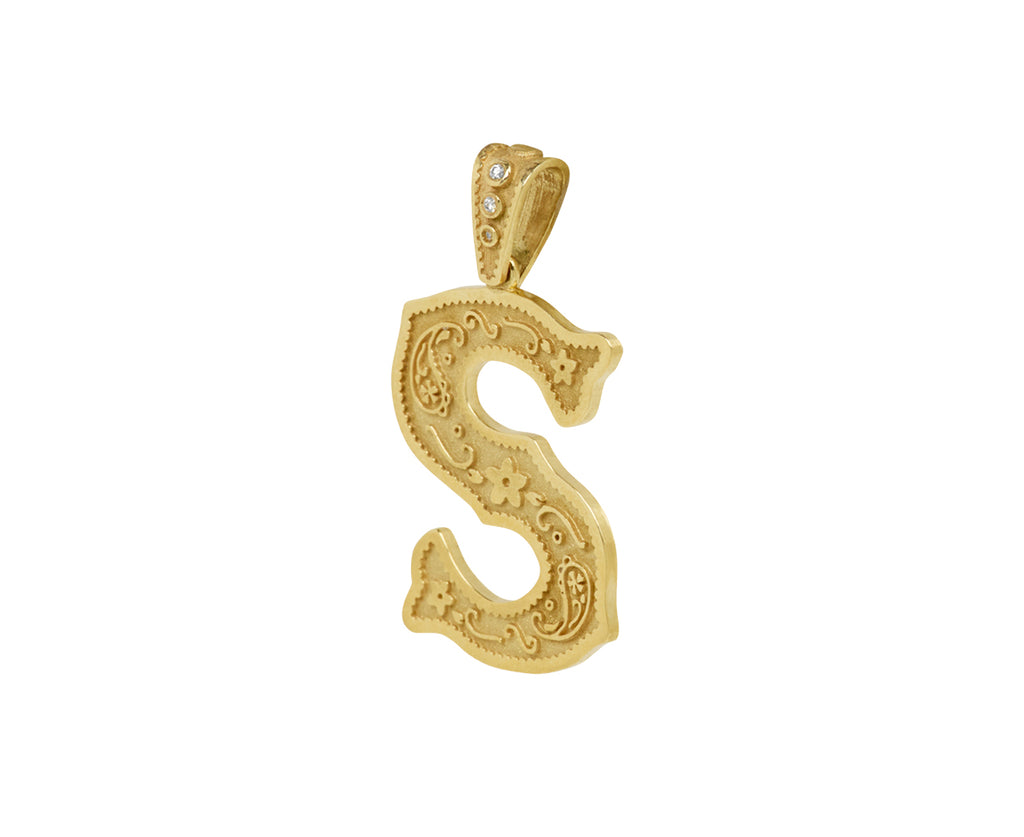 Large Southwestern S Charm Pendant ONLY