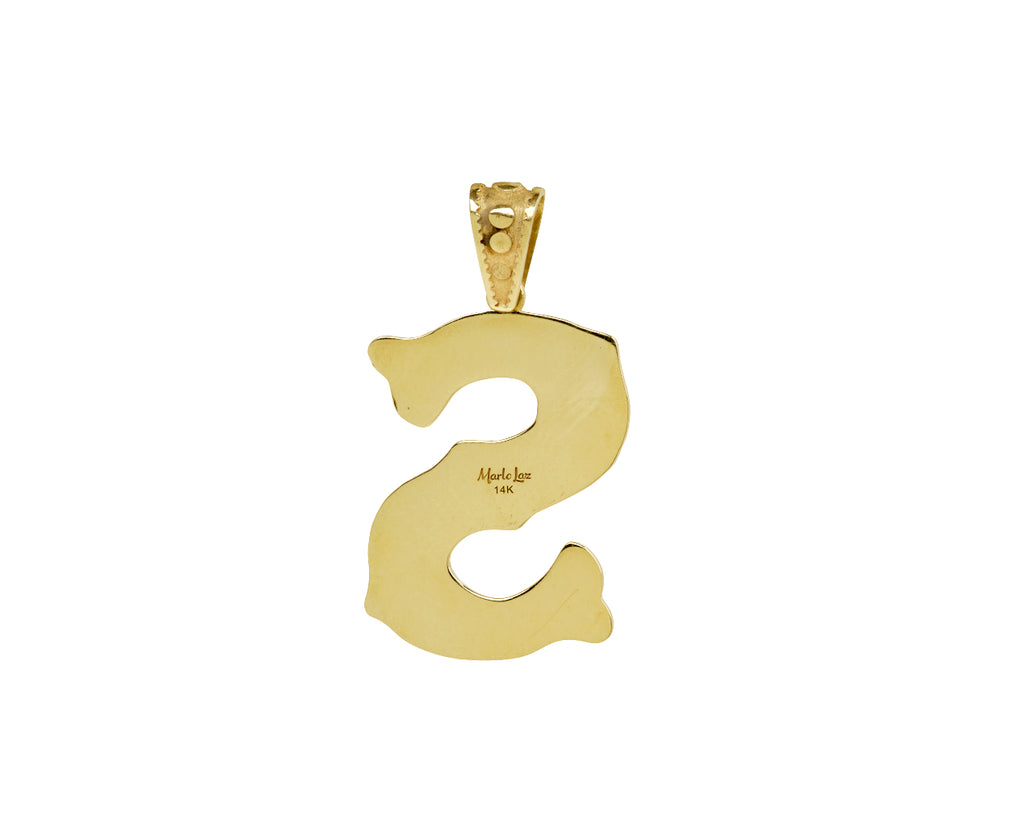 Large Southwestern S Charm Pendant ONLY