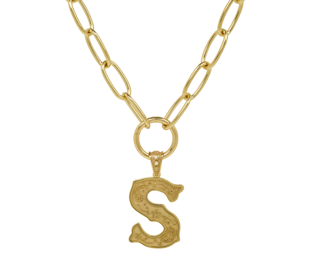 Large Southwestern S Charm Pendant ONLY