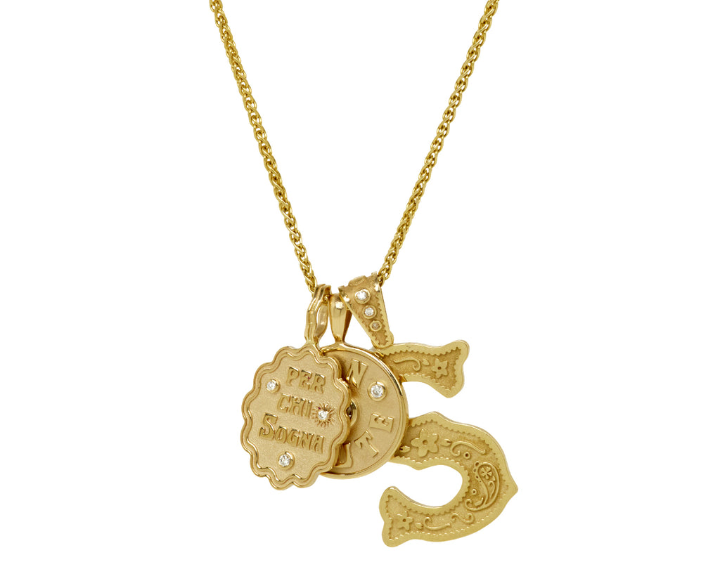 Large Southwestern S Charm Pendant ONLY