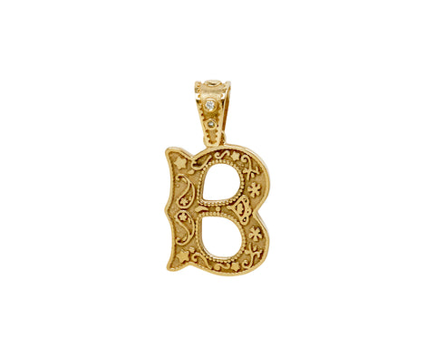 Marlo Laz Mini Southwestern 'B' Charm Pendant ONLY