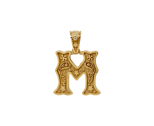Marlo Laz Mini Southwestern 'M' Charm Pendant ONLY