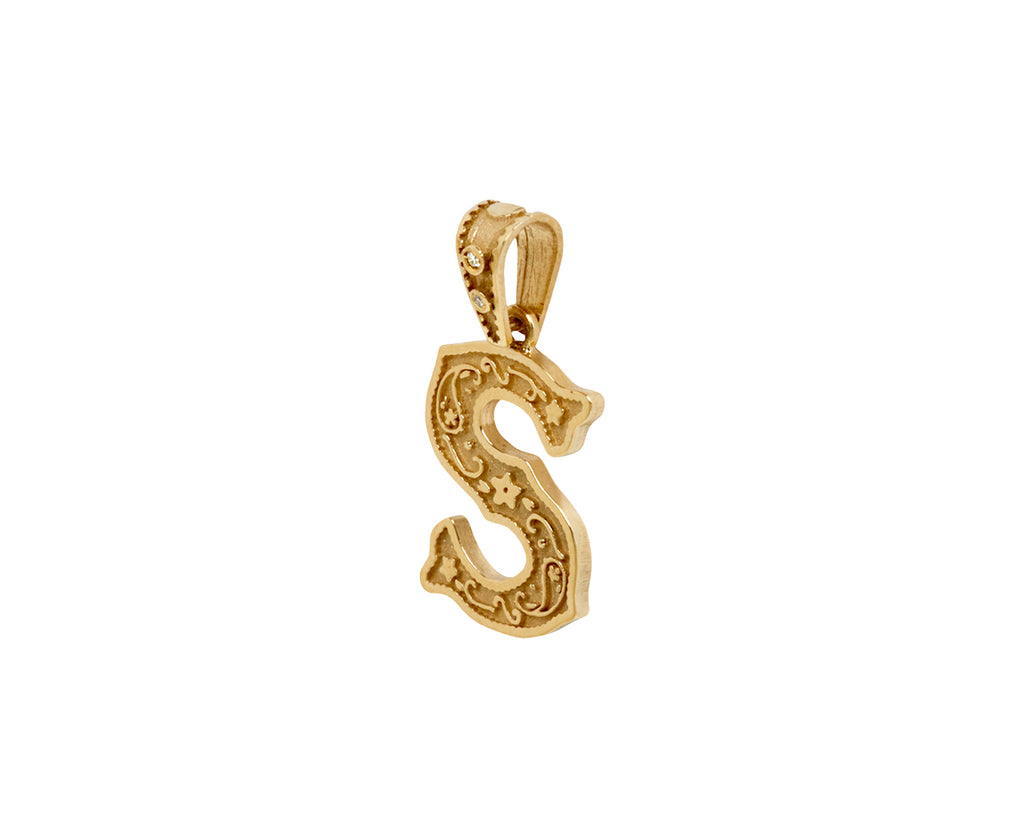 Marlo Laz Mini Southwestern 'S' Charm Pendant ONLY - side