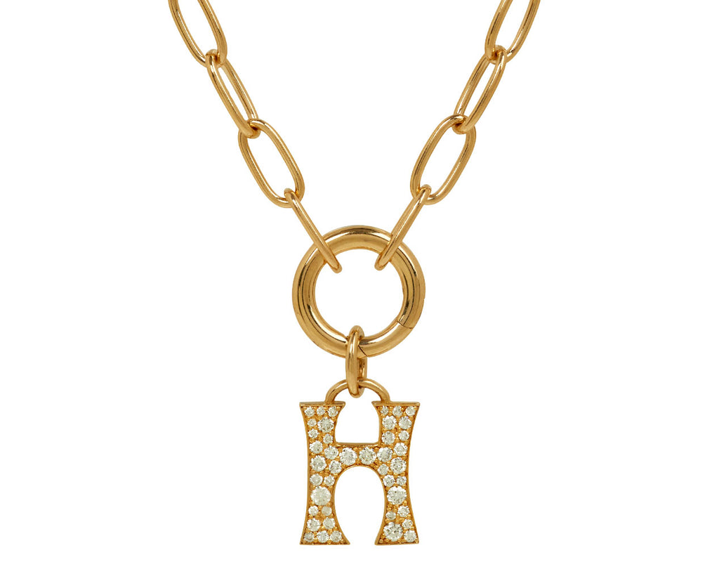 Marlo Laz Sardinia 2 Chain Necklace - closeup with charm