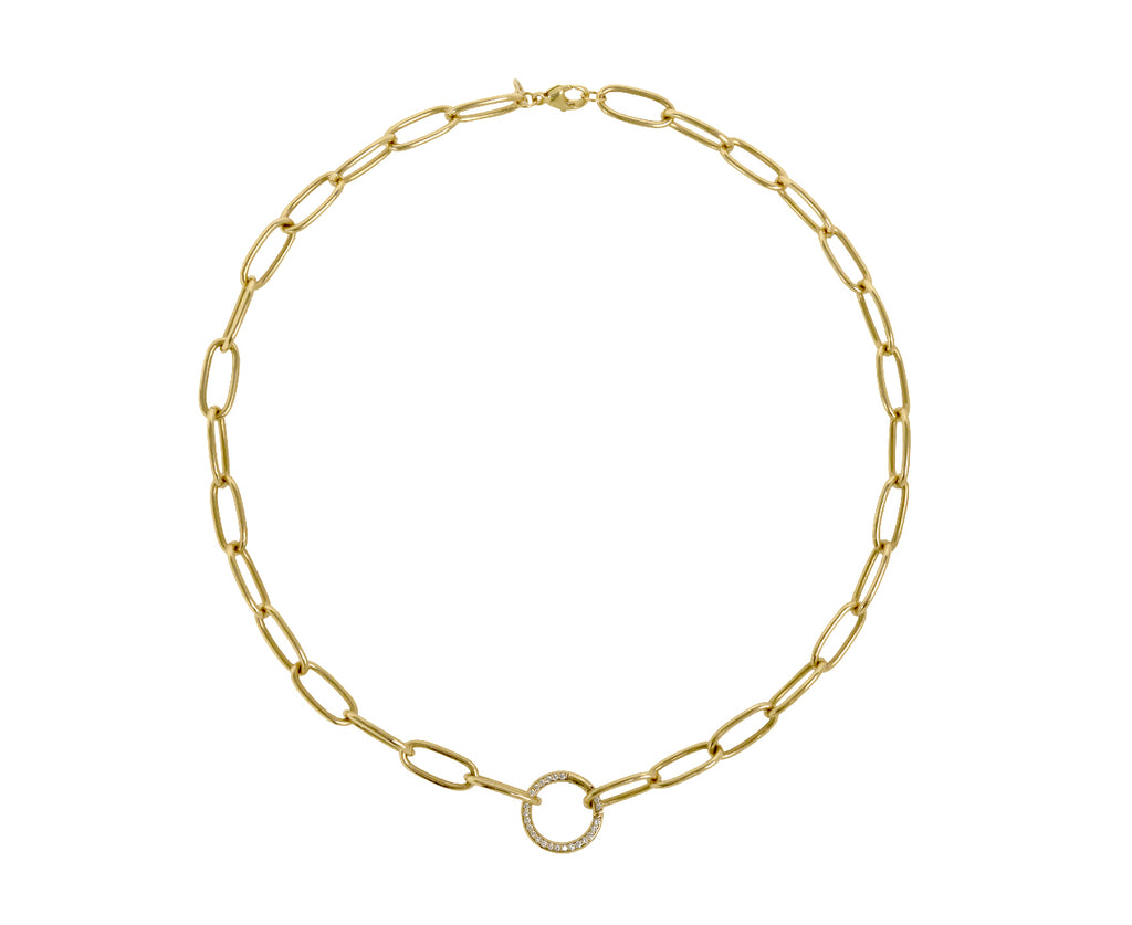 Pavé Sardinia 3 Chain Necklace