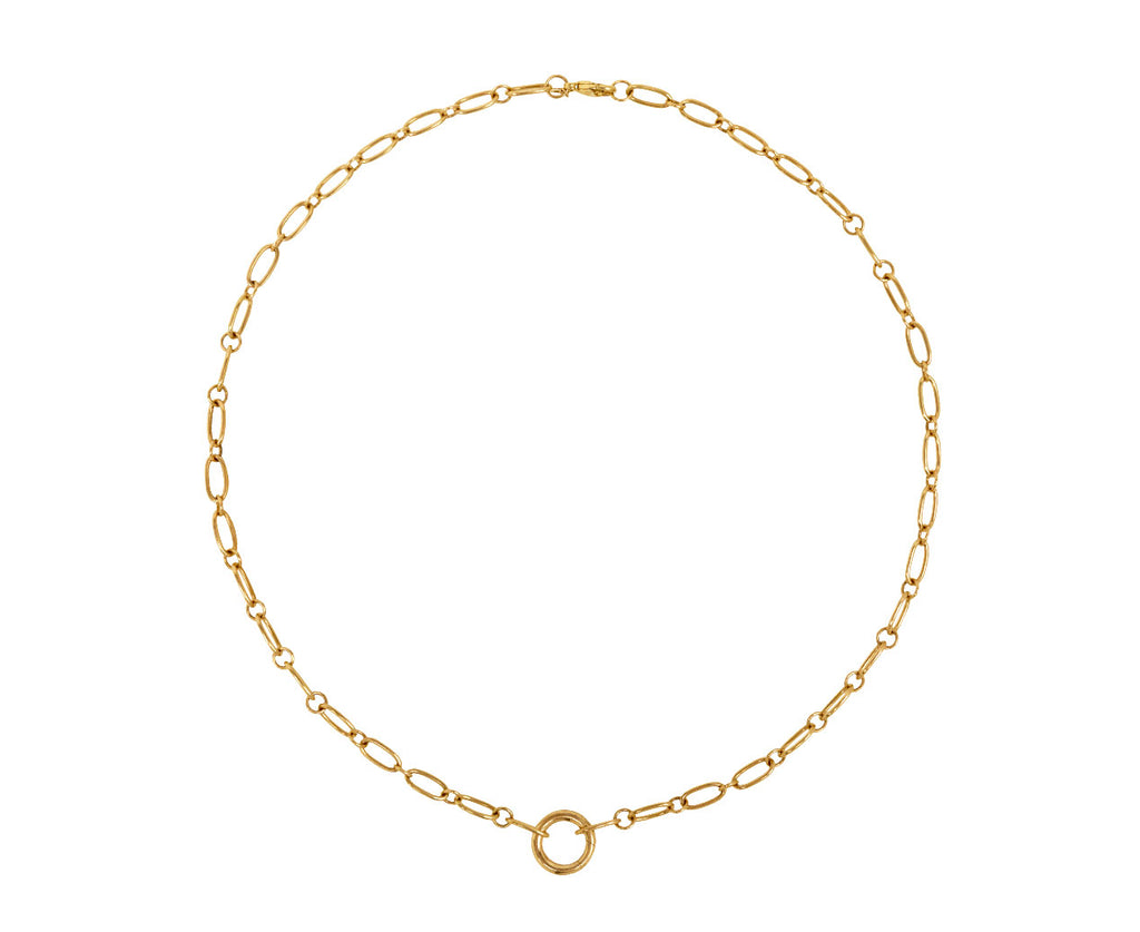 Marlo Laz Sardinia 1 Multi Link Chain Necklace - top down