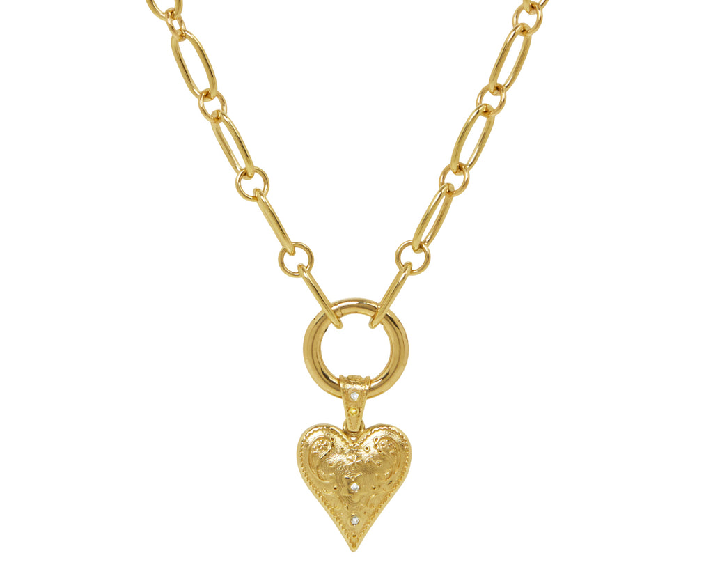 Small Southwestern Heart Charm Pendant ONLY