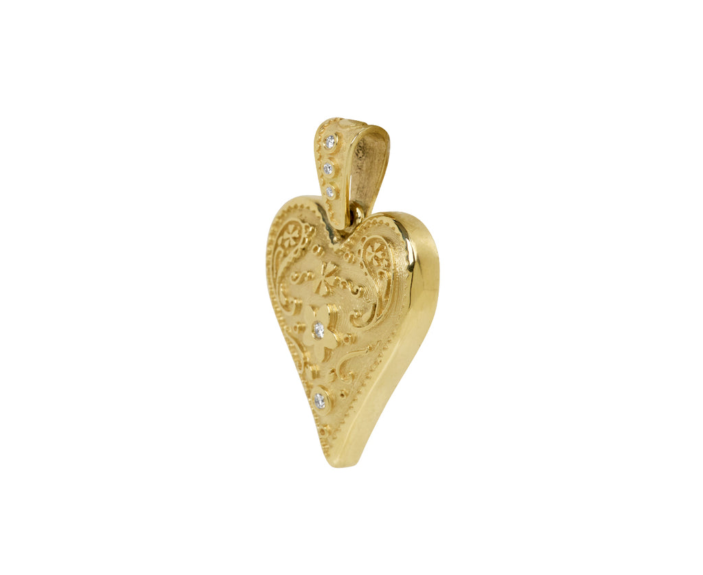 Medium Southwestern Heart Charm Pendant ONLY